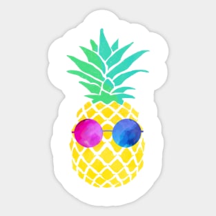 Hippie Pineapple Sticker